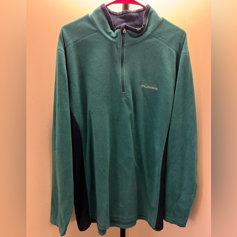 Columbia Men’s XL Long Sleeve Fleece Zipper Neck
